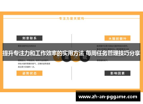 提升专注力和工作效率的实用方法 每周任务管理技巧分享 提升专注力和工作效率的实用方法 每周任务管理技巧分享